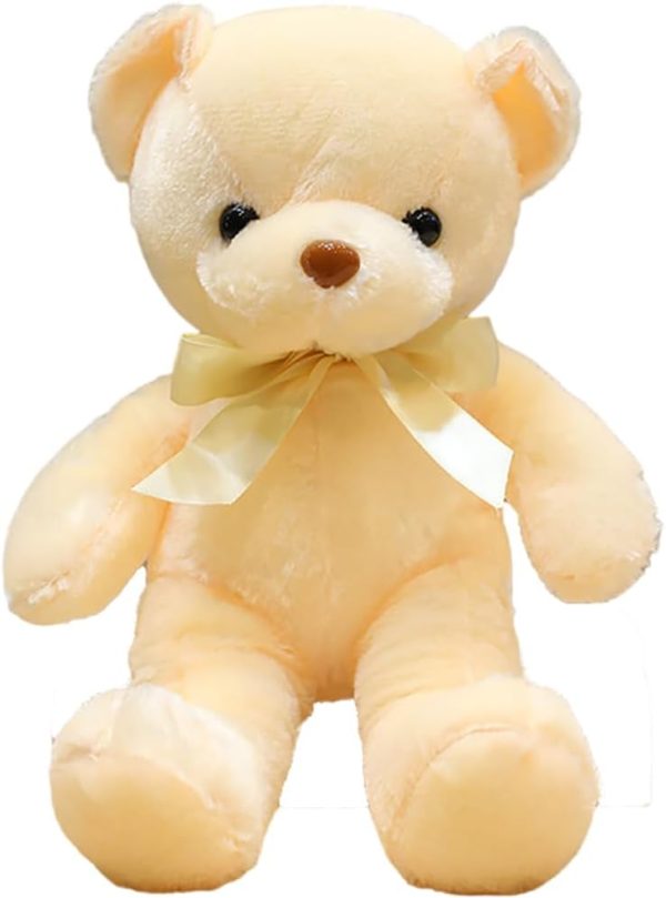 13.5inch Teddy Bear Stuffed Animal, Teddy Bear Plush Toy, Gifts for Kids Baby (Champagne)