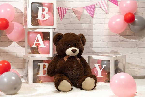 Teddy Bear Plush Giant Stuffed Animal Teddy Bear Love 36 inch Chocolate - Image 2