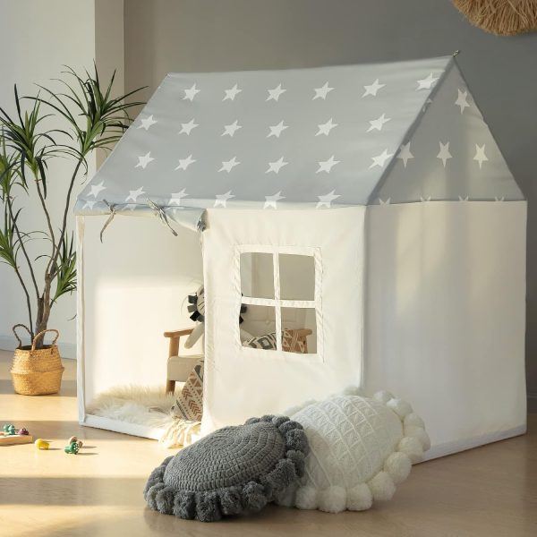 Play Tent with Star Light, Kids Tent Playhouse Indoor Tent for Toddler for Boys Girls Play House Tents Children Play Tent Toys Gift - Image 2