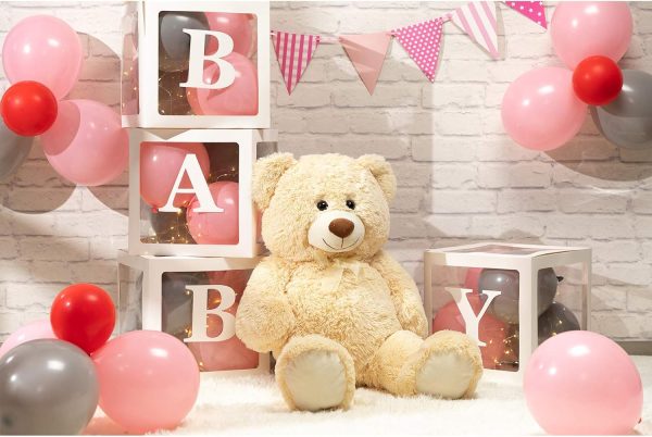 Big Teddy Bear Large Teddy Bear Stuffed Animal Birthday Valentines Day Plush for Kids and Girlfriend 36 inch Beige - Image 2