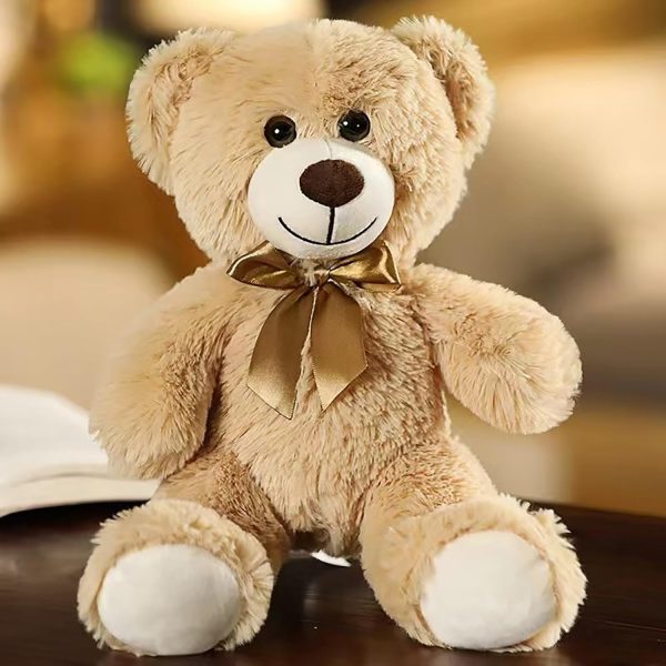 Teddy Bear Plush Toy, 13.5 inch Teddy Bear Stuffed Animal Birthday for Kids Girl Friends(Brown) - Image 2