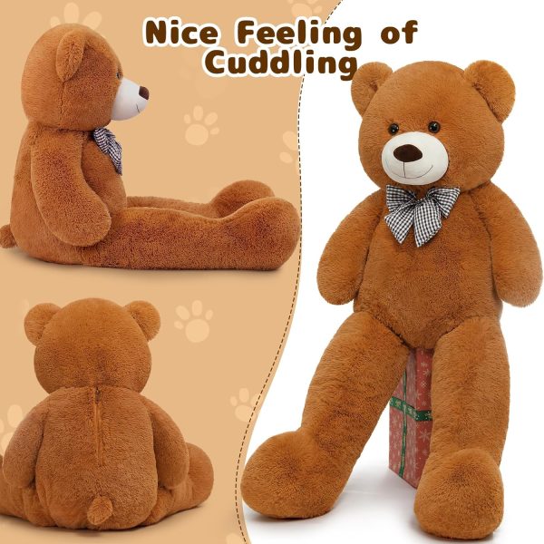 Big Brown Jumbo Oversized Teddy Bear 47 inch Giant Stuffed Animal 4 Feet for Boy Baby Shower - Image 2